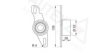 AUTEX 641235 Tensioner Pulley, timing belt